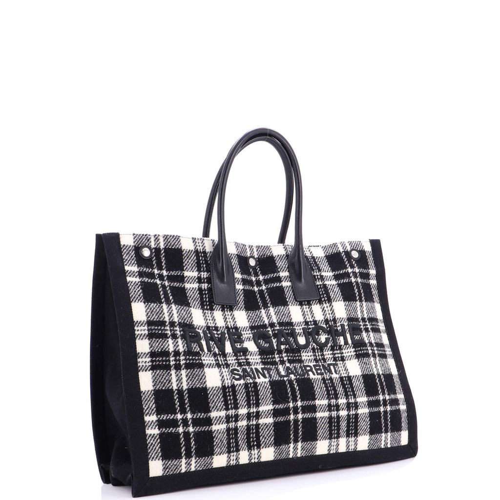Rive Gauche Shopper Tote Printed Wool Large