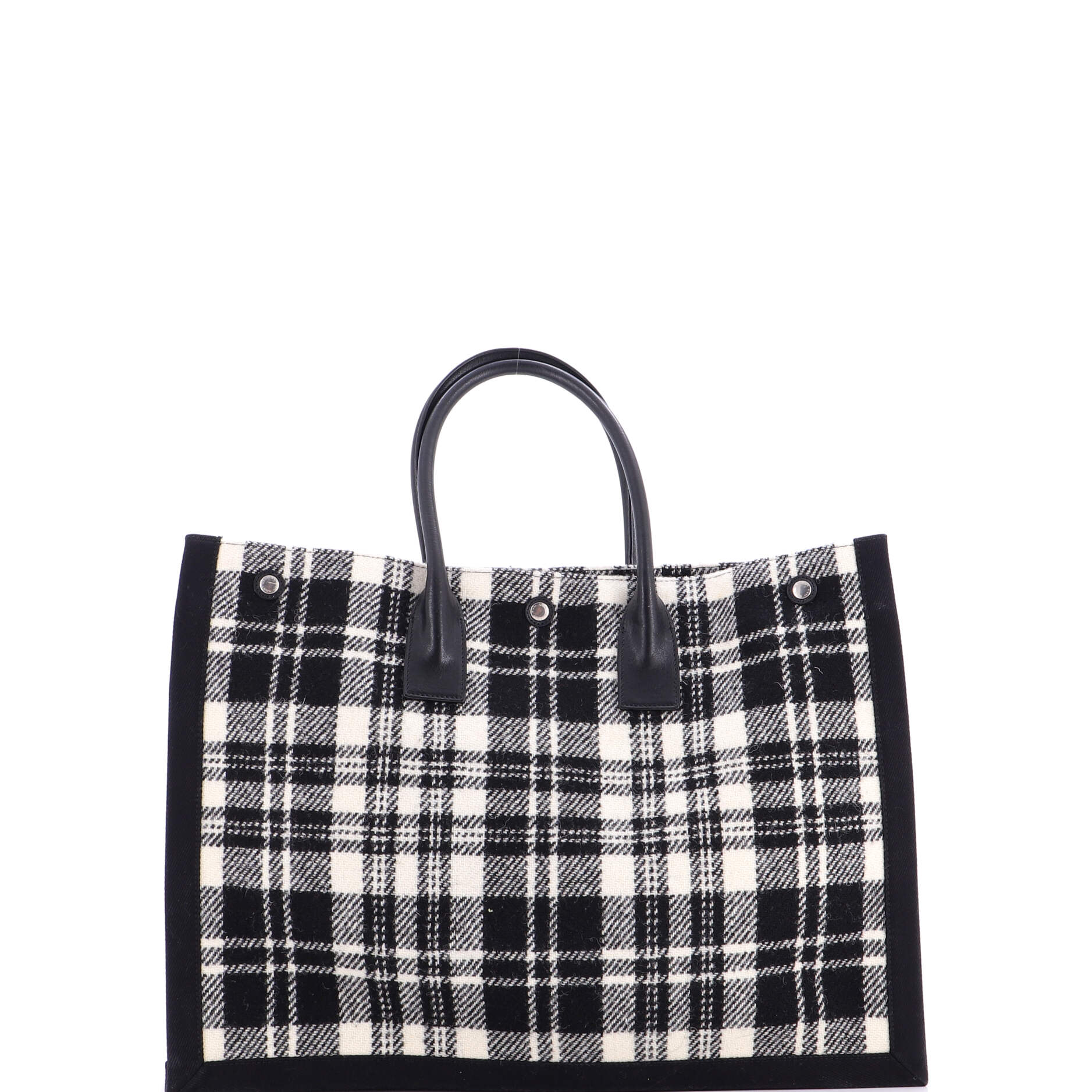 Rive Gauche Shopper Tote Printed Wool Large