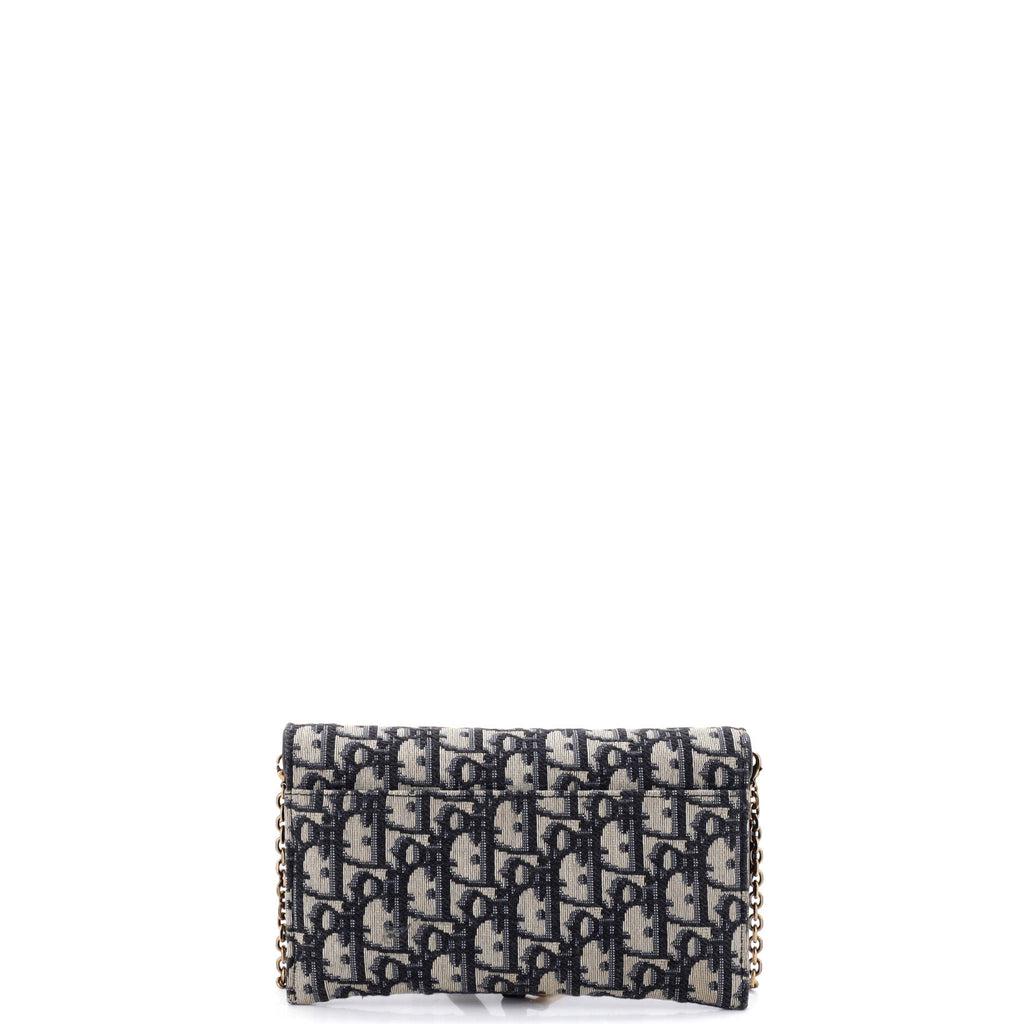 Saddle Chain Wallet Oblique Canvas