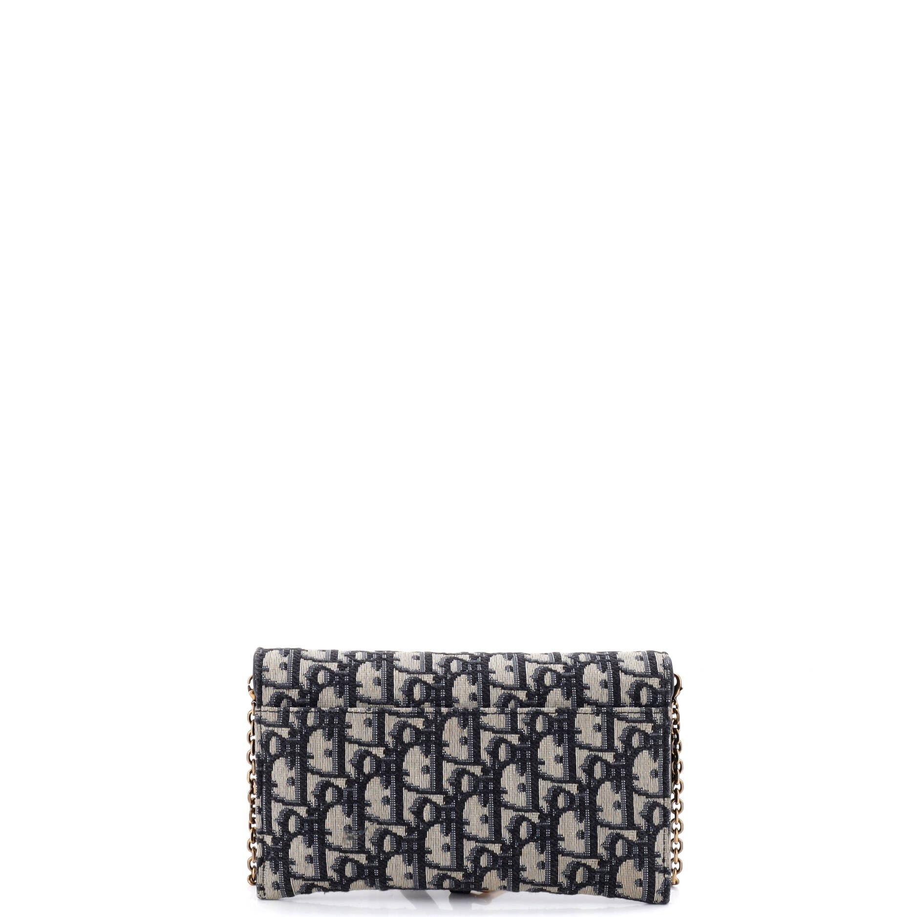 Saddle Chain Wallet Oblique Canvas