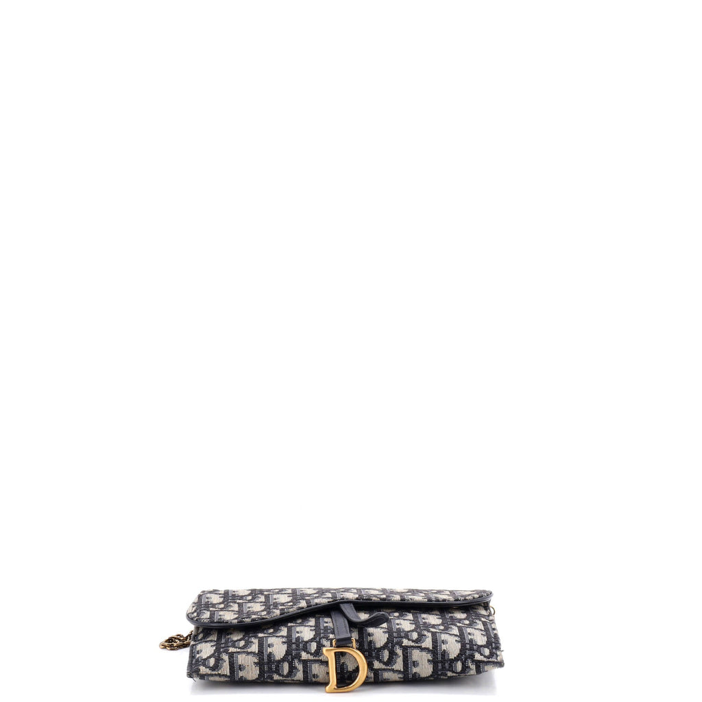 Saddle Chain Wallet Oblique Canvas
