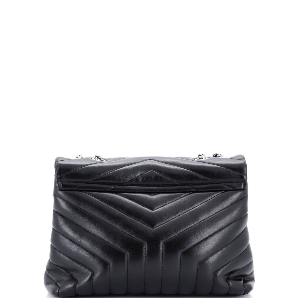 Loulou Shoulder Bag Matelasse Chevron Leather Medium