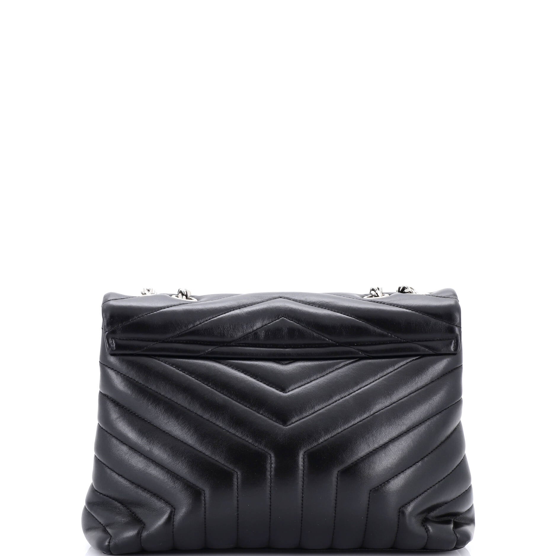 Loulou Shoulder Bag Matelasse Chevron Leather Medium