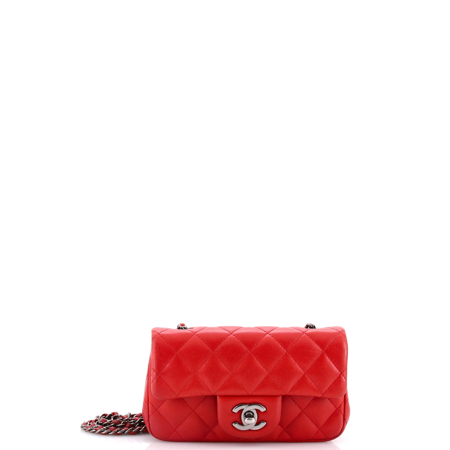 Classic Single Flap Bag Quilted Lambskin Extra Mini