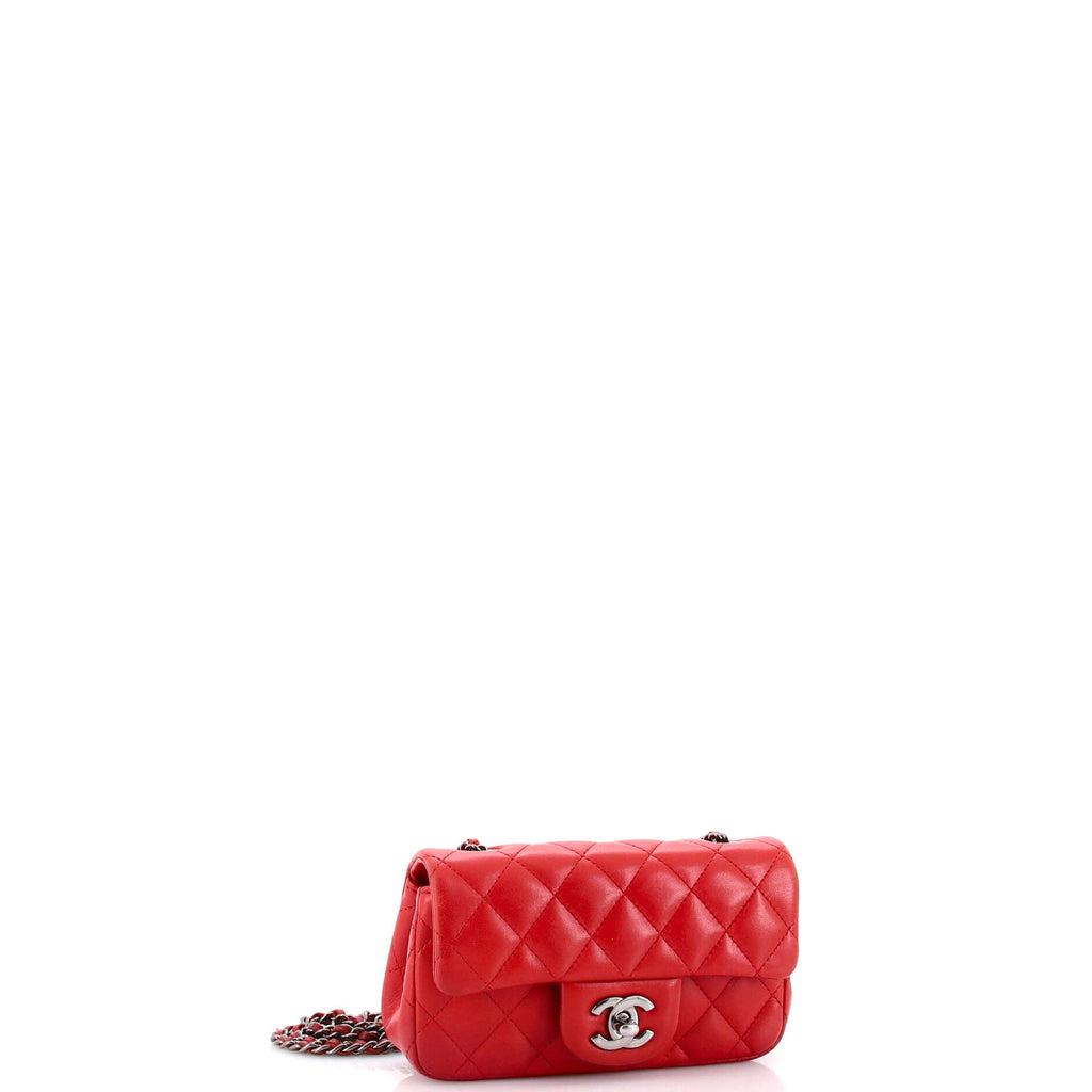 Classic Single Flap Bag Quilted Lambskin Extra Mini