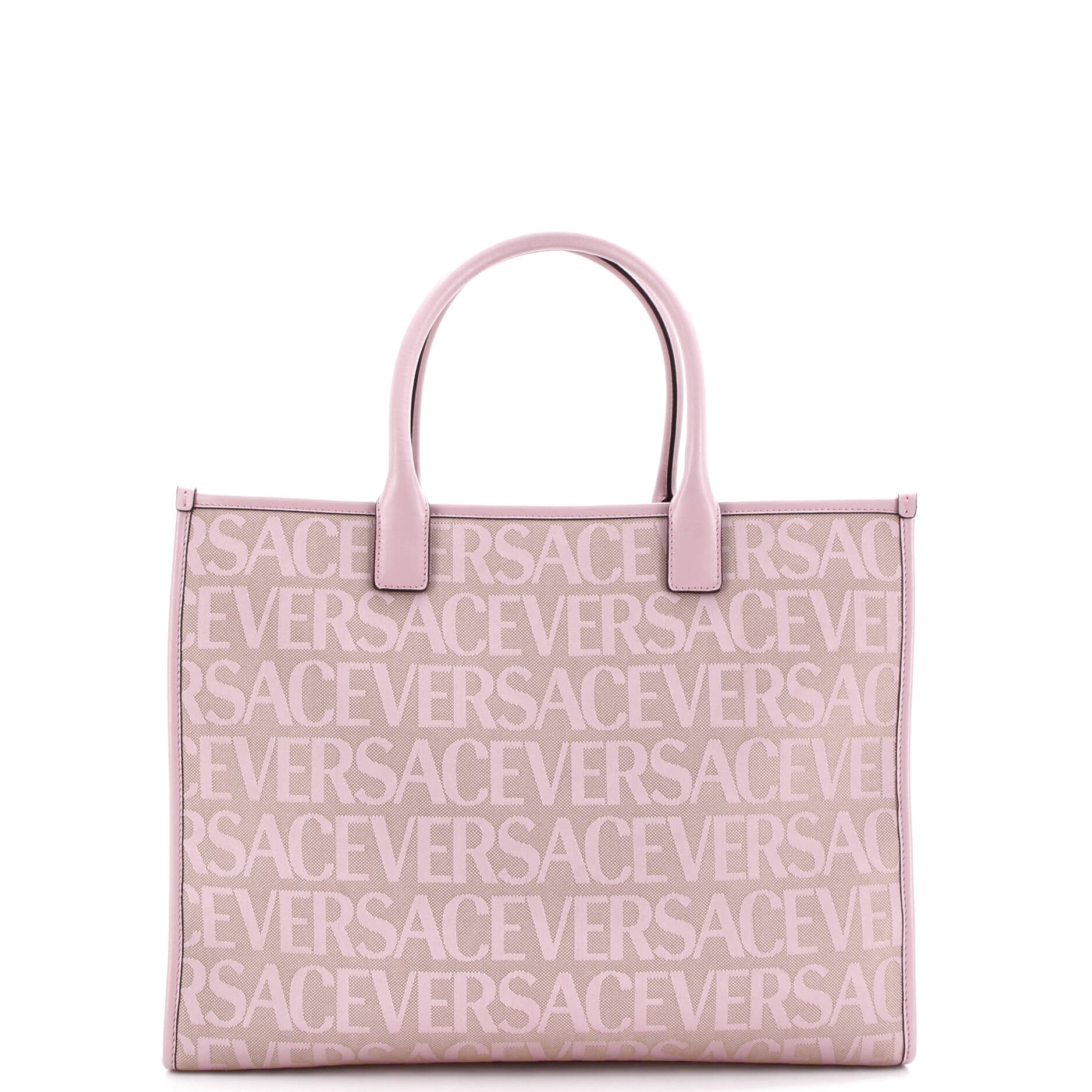 La Medusa Tote All Over Logo Canvas Large