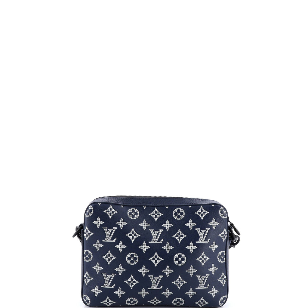 Trio Messenger Bag Monogram Shadow Leather