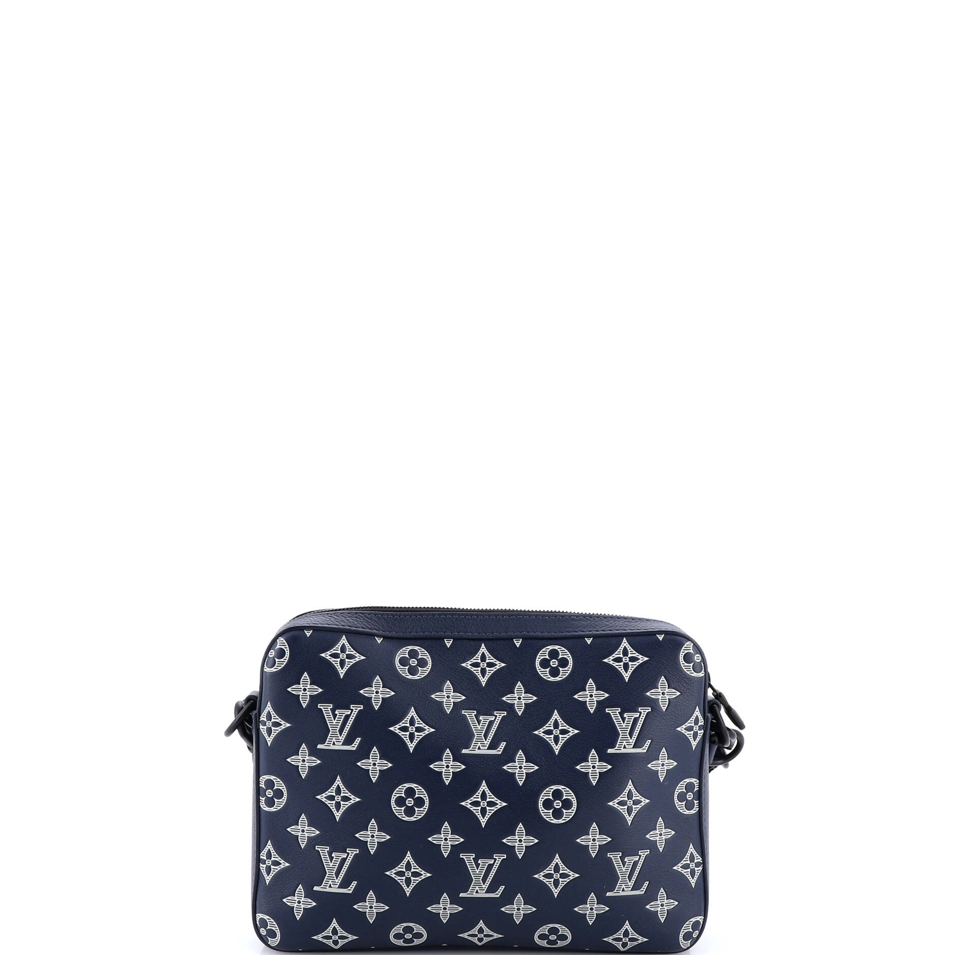 Trio Messenger Bag Monogram Shadow Leather