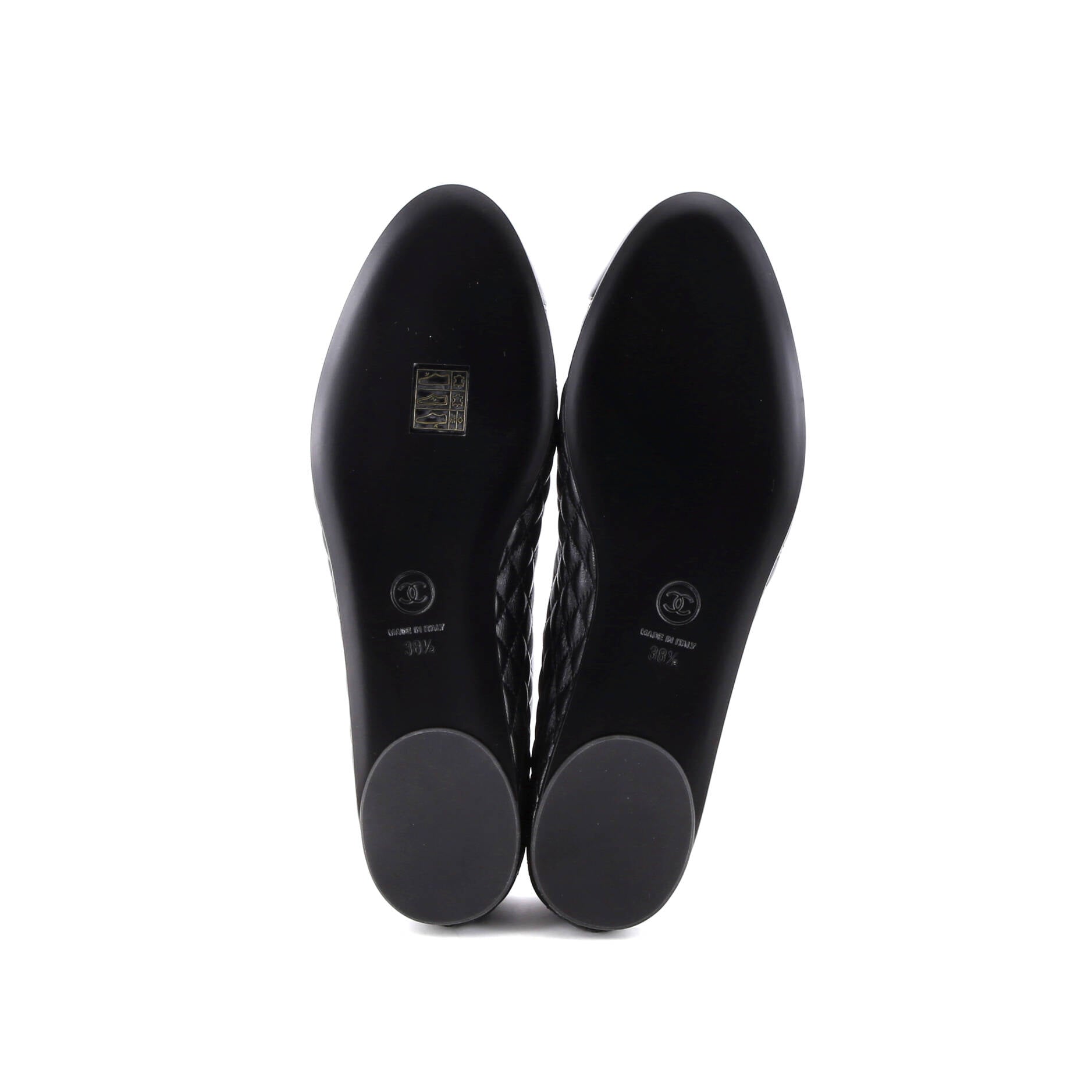 Women's CC Mary Jane Flats Embroidered Leather