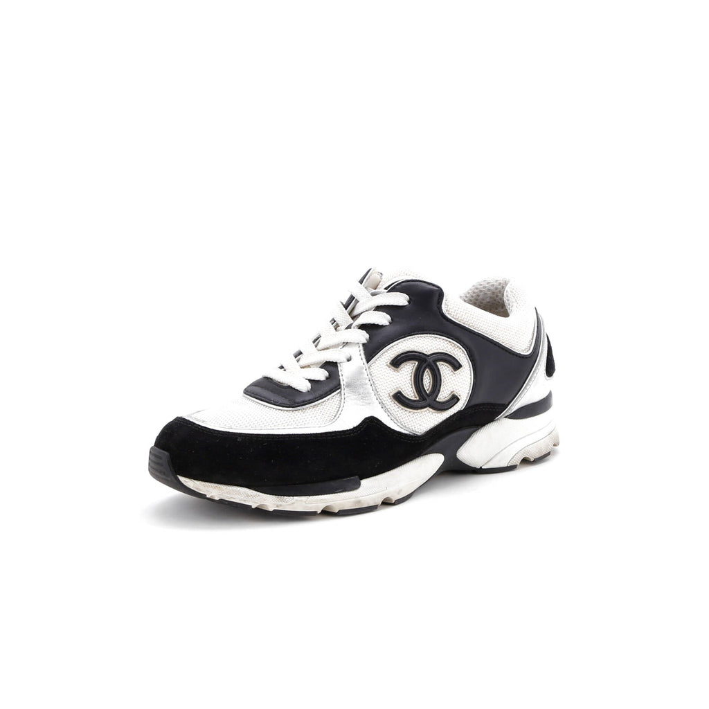 Women's CC Low-Top Sneakers Leather and Mesh