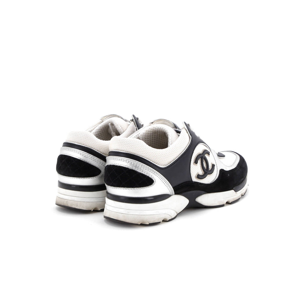 Women's CC Low-Top Sneakers Leather and Mesh