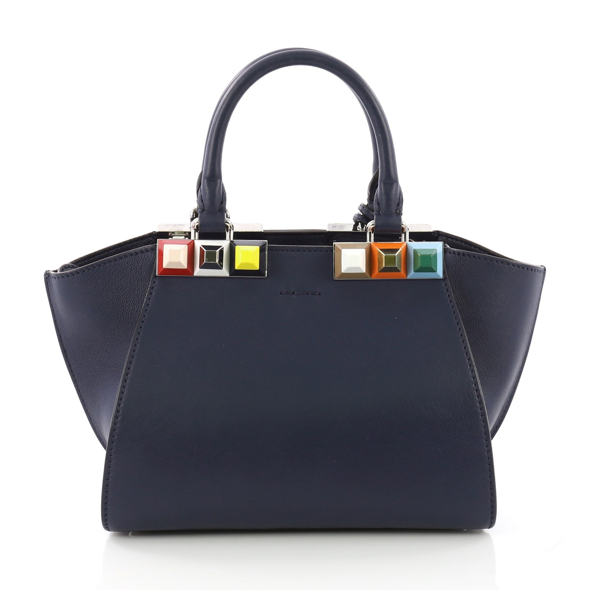3Jours Handbag Studded Leather Mini