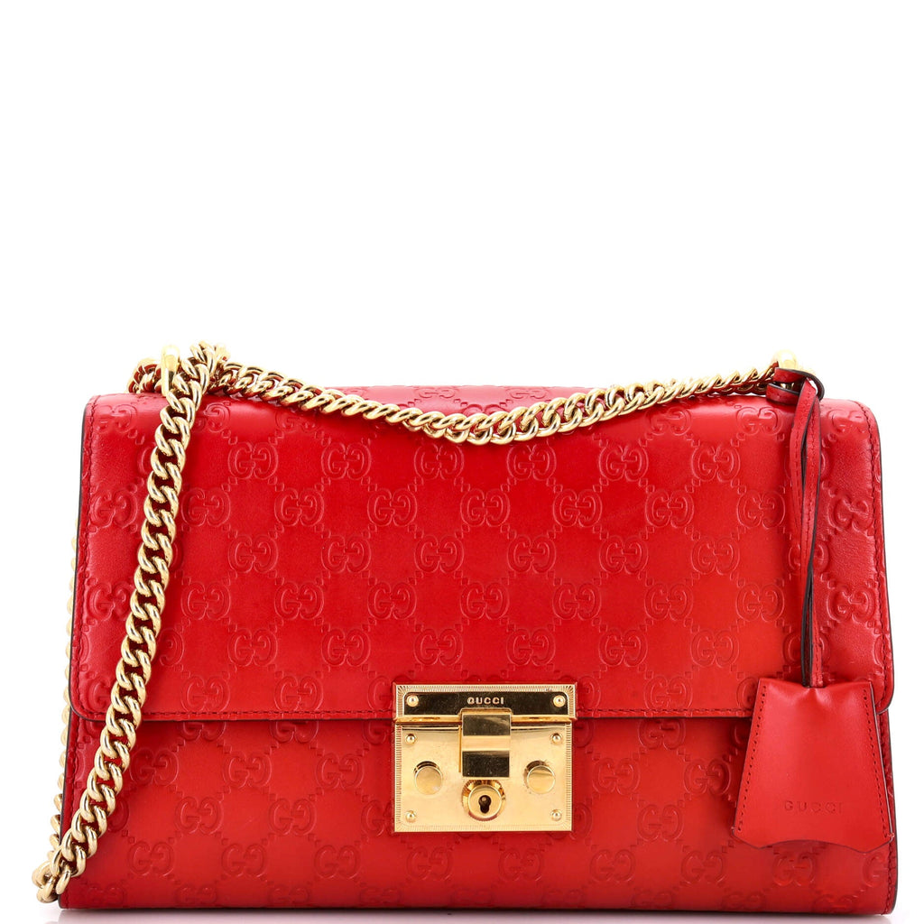 Padlock Shoulder Bag Guccissima Leather Medium