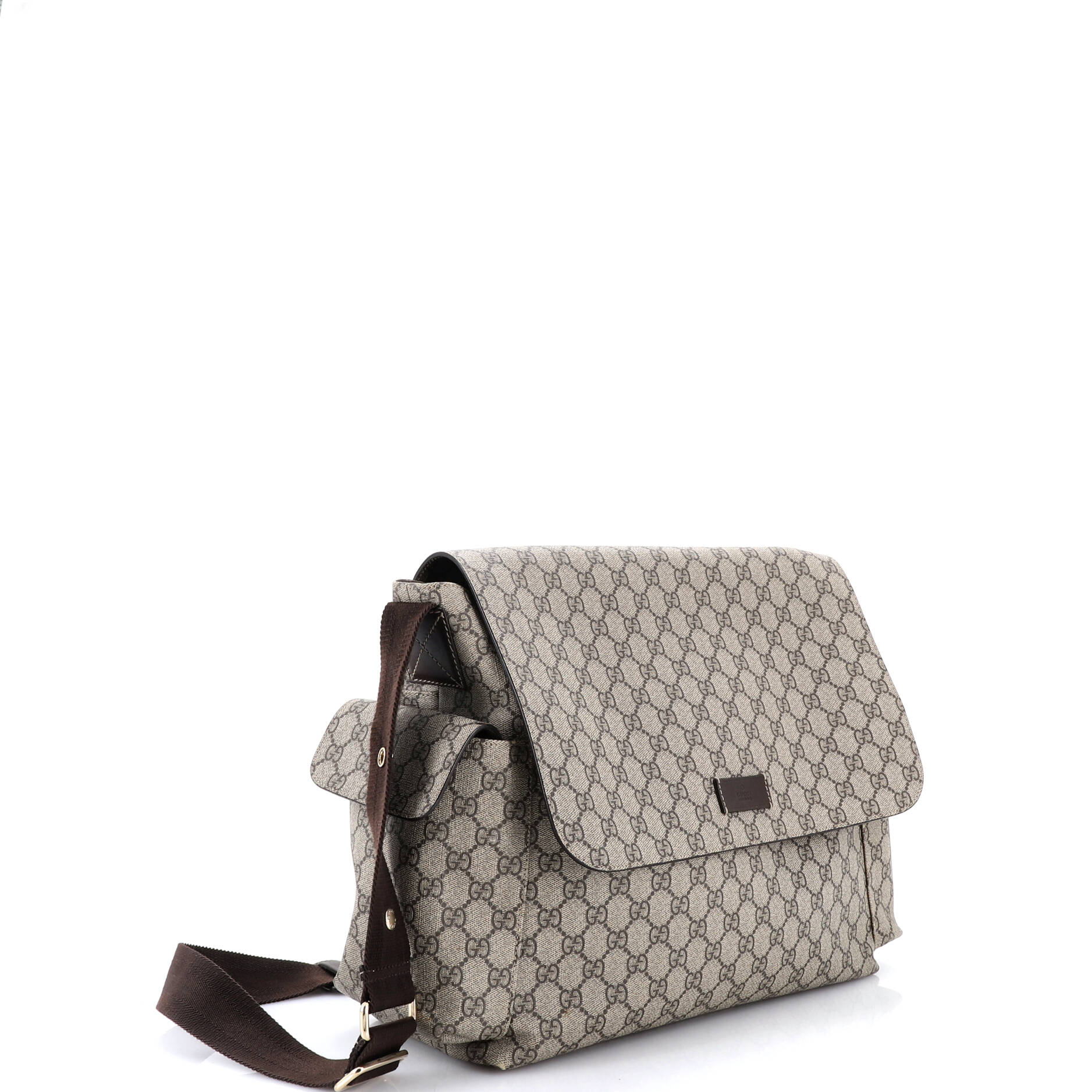 Diaper Bag GG Coated Canvas
