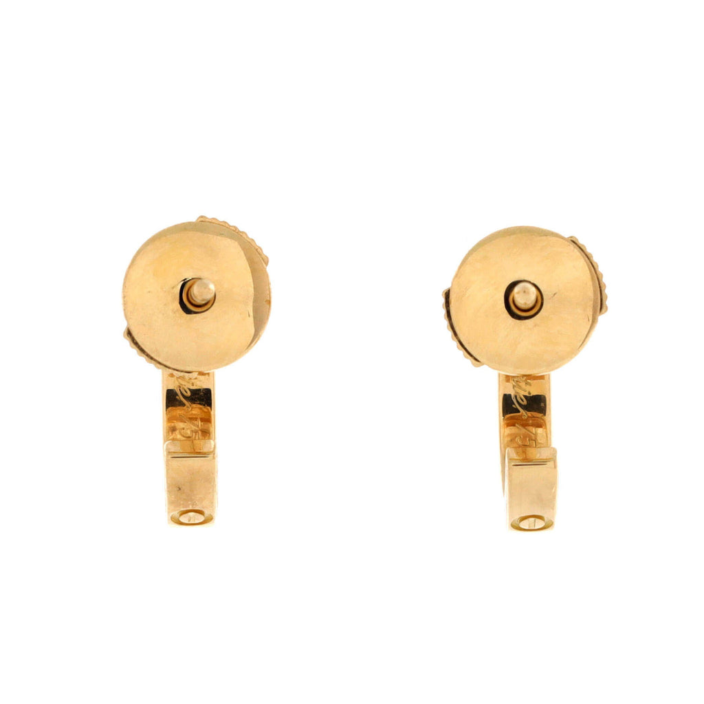 Love Hoop Earrings 18K Yellow Gold Small