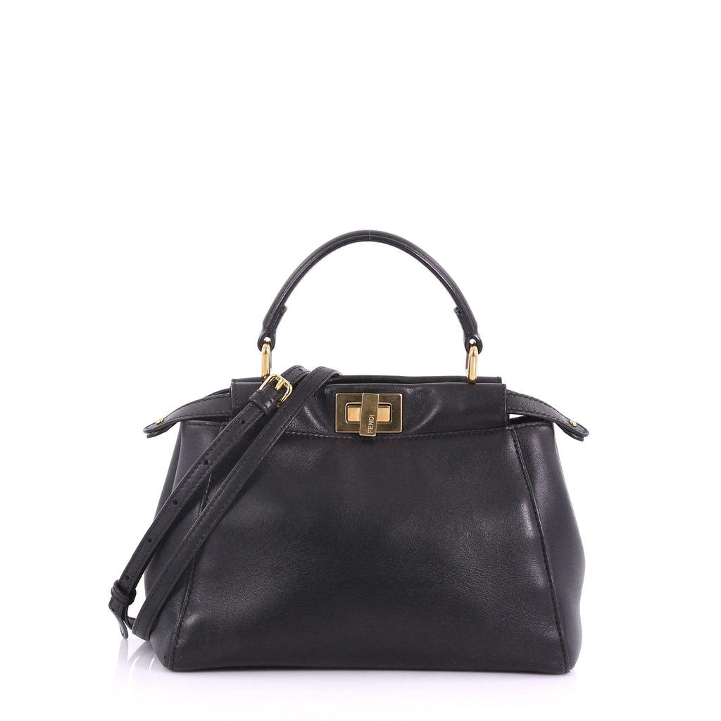 Peekaboo Handbag Leather Mini