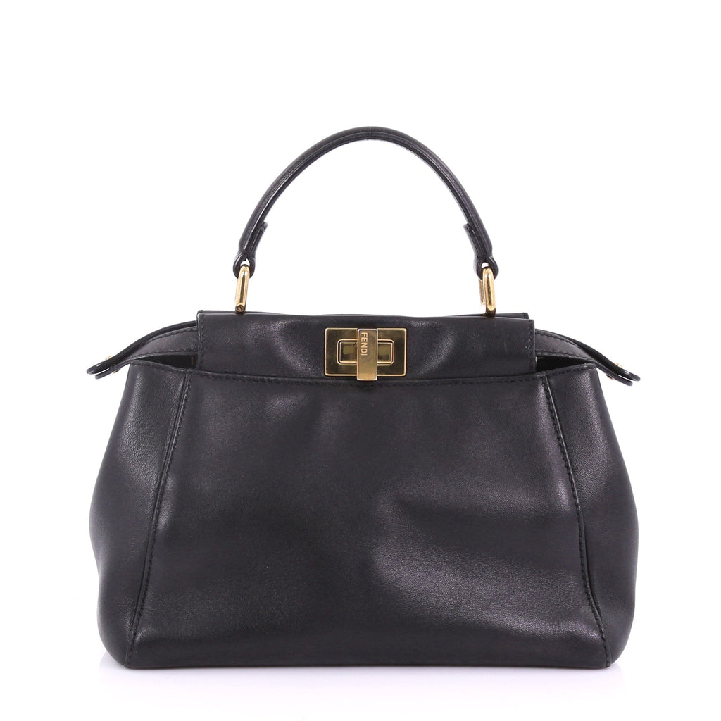 Peekaboo Handbag Leather Mini