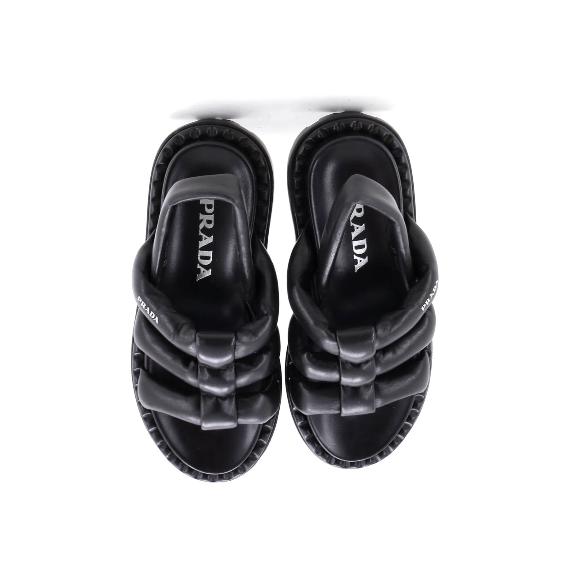 Women's Padded Slingback Sandals Leather