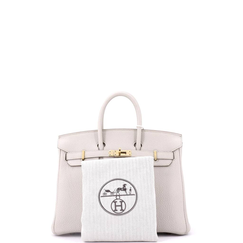 Birkin Handbag Light Togo with Rose Gold Hardware 25