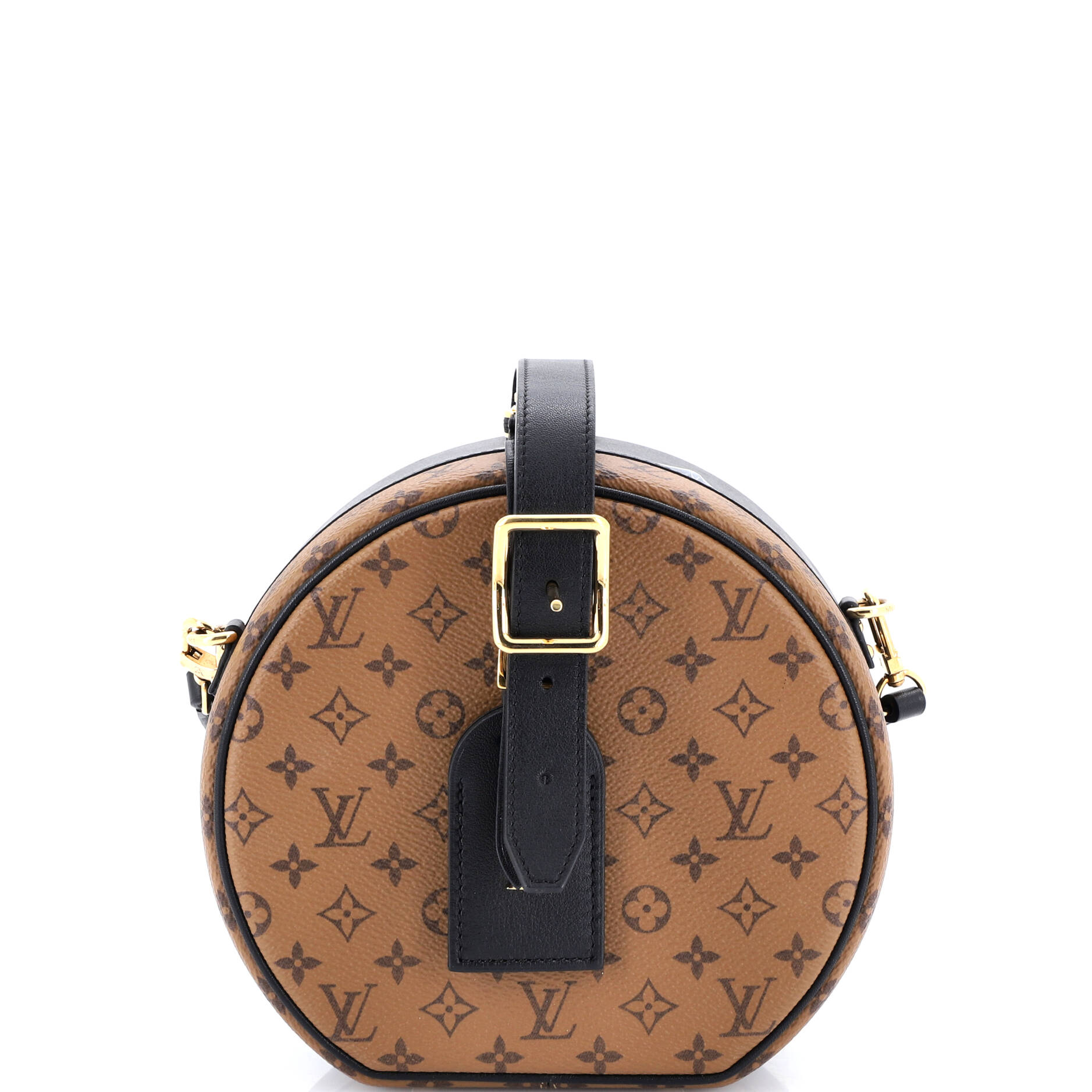 Petite Boite Chapeau Bag Reverse Monogram Canvas