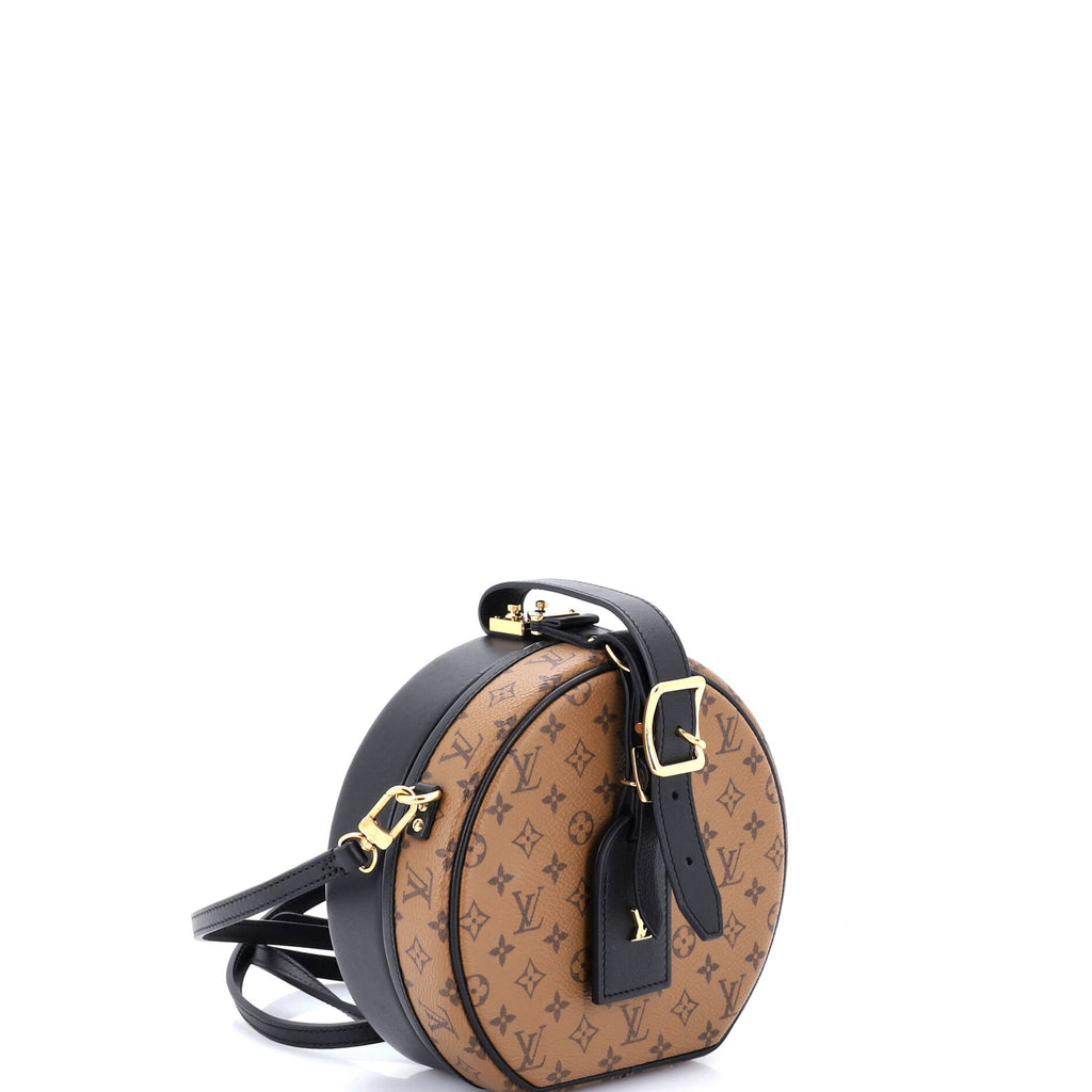 Petite Boite Chapeau Bag Reverse Monogram Canvas