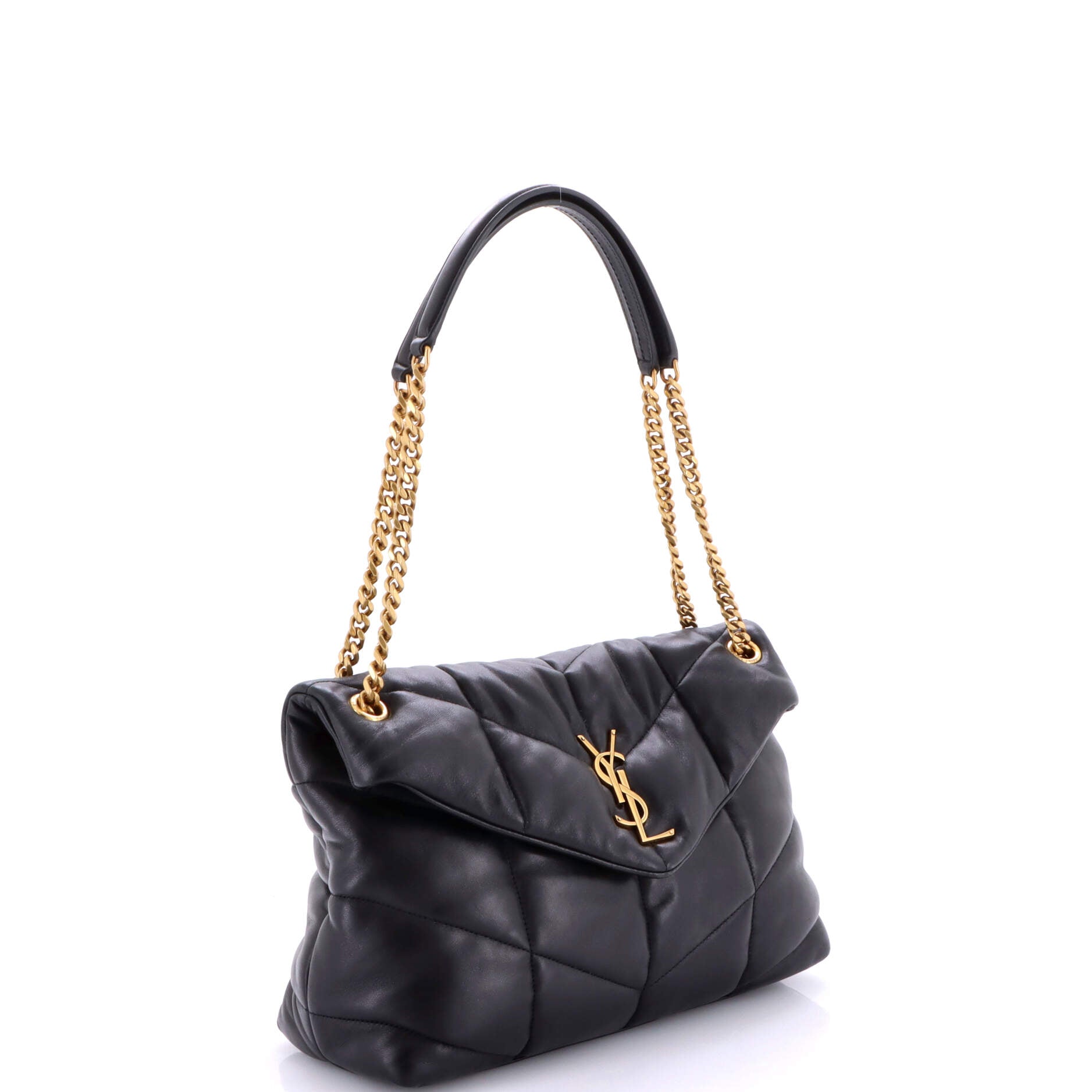 Loulou Puffer Shoulder Bag Quilted Leather Medium