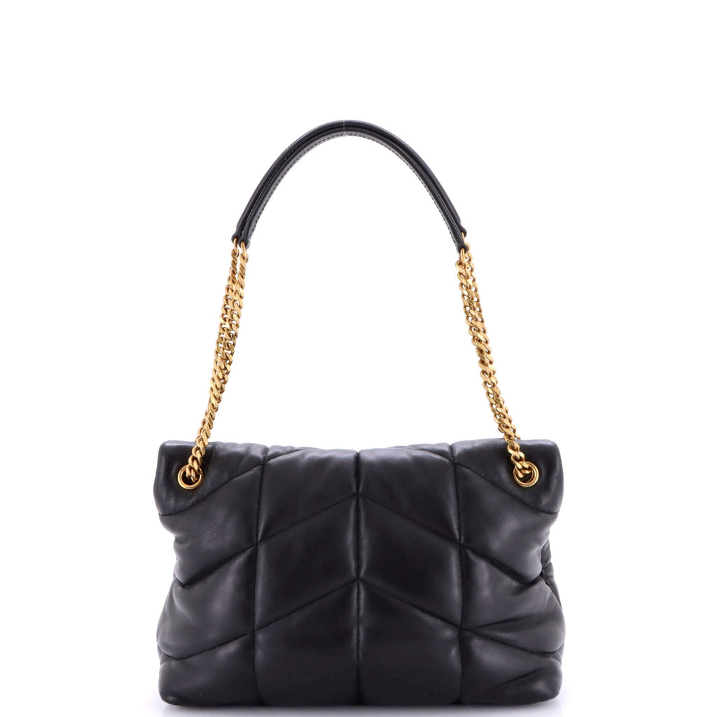 Loulou Puffer Shoulder Bag Quilted Leather Medium