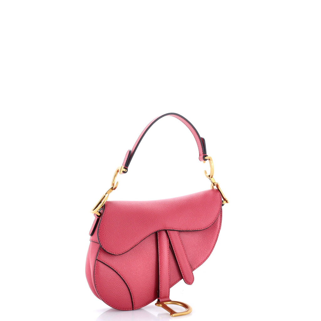 Saddle Handbag Leather Mini