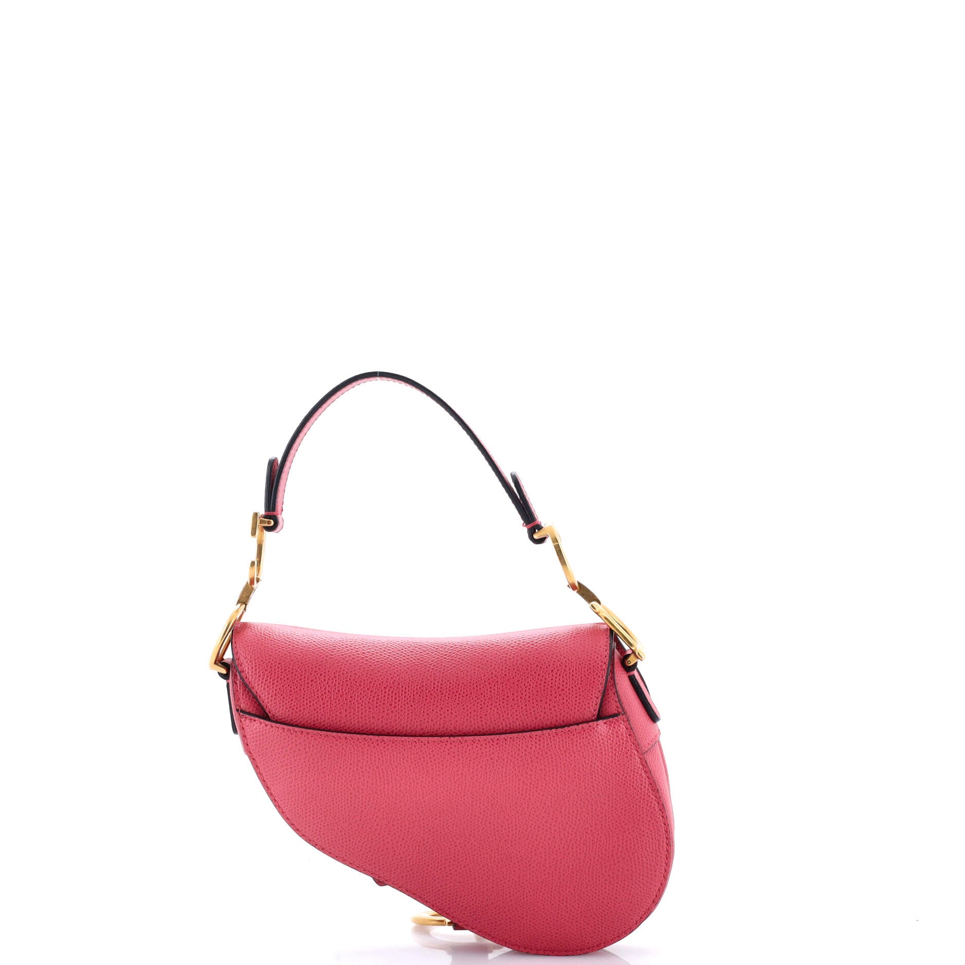 Saddle Handbag Leather Mini