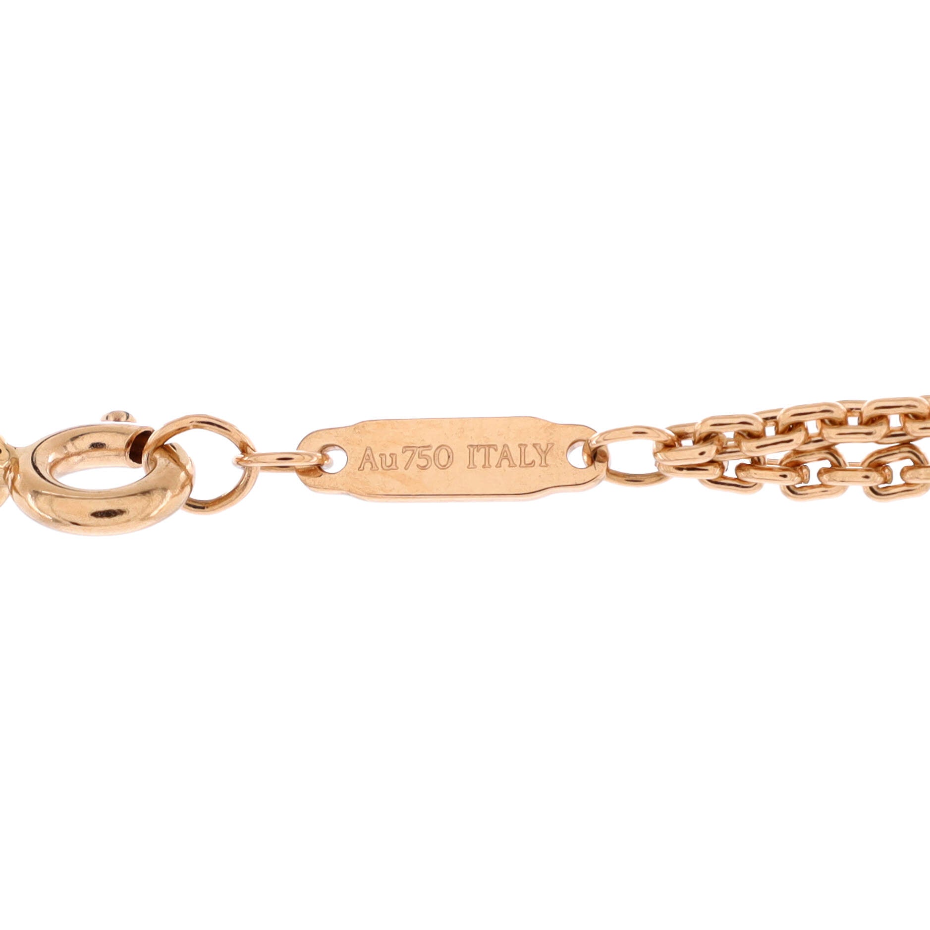 HardWear Double Link Pendant Necklace 18K Rose Gold