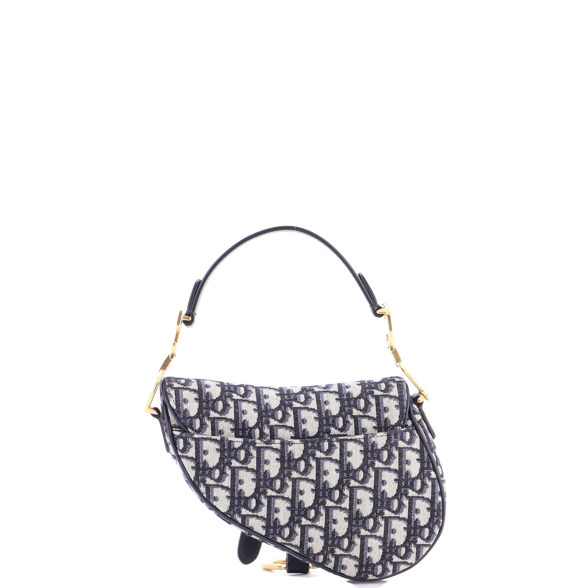 Saddle Handbag Oblique Canvas Mini