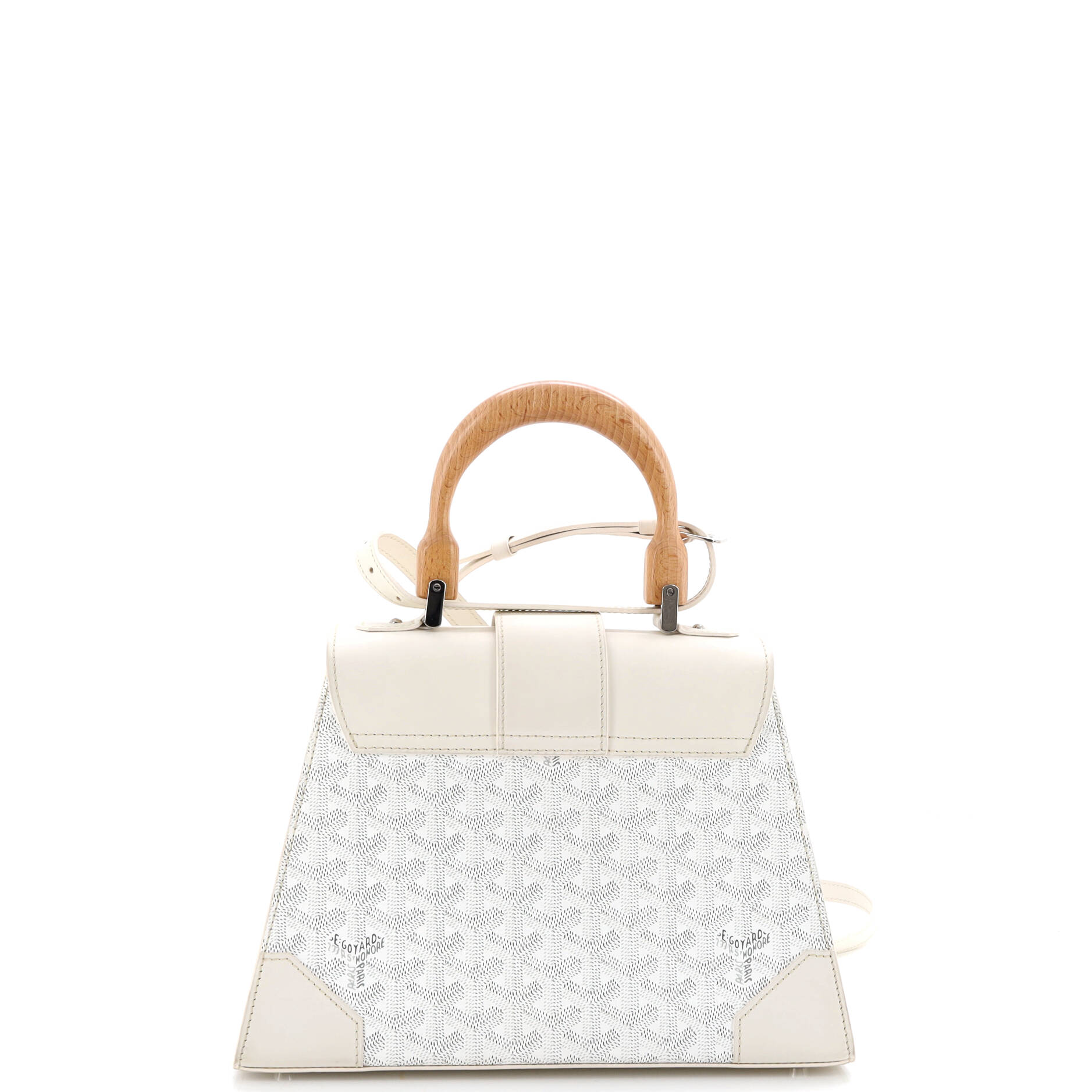 Saigon Top Handle Bag Coated Canvas with Leather PM