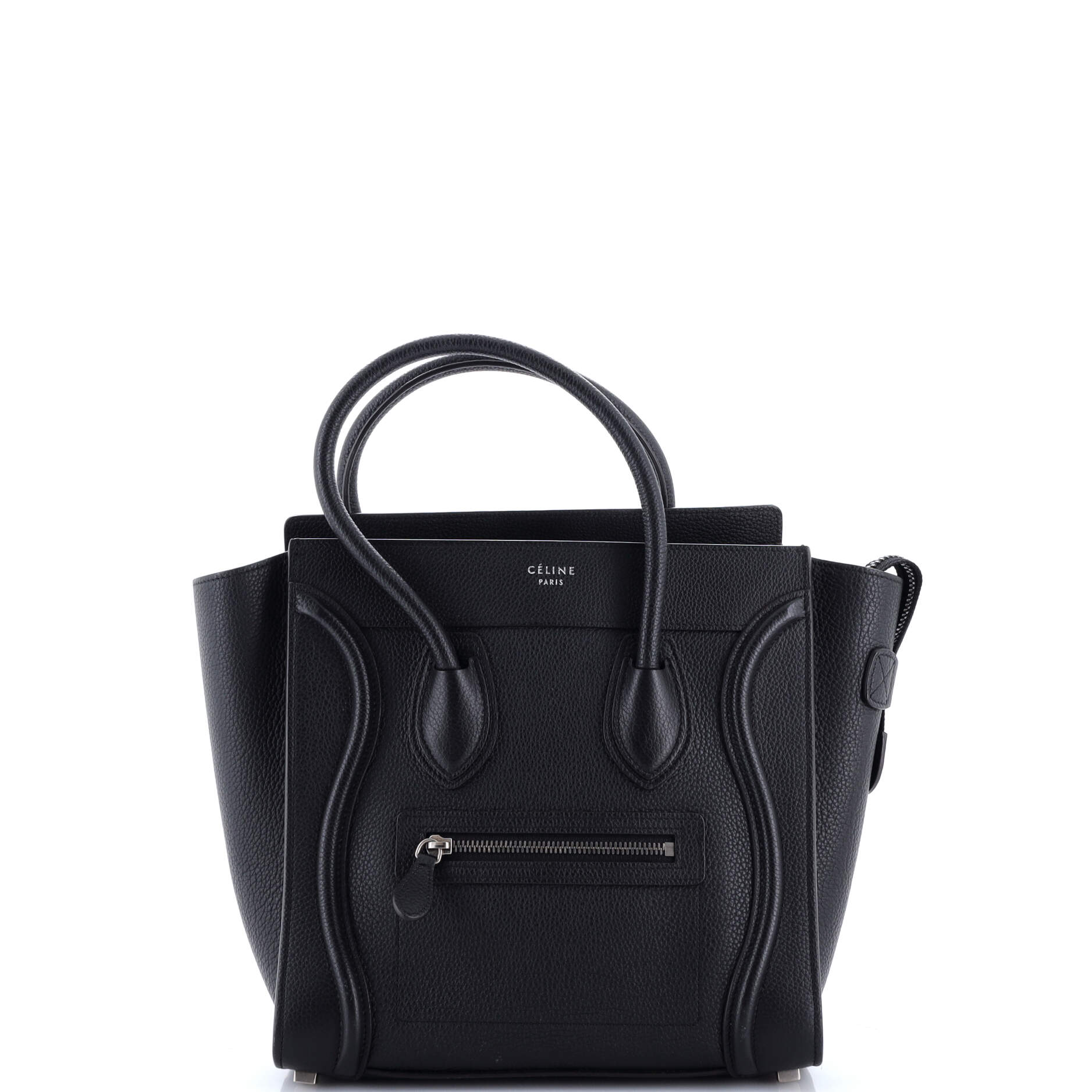 Luggage Bag Grainy Leather Micro
