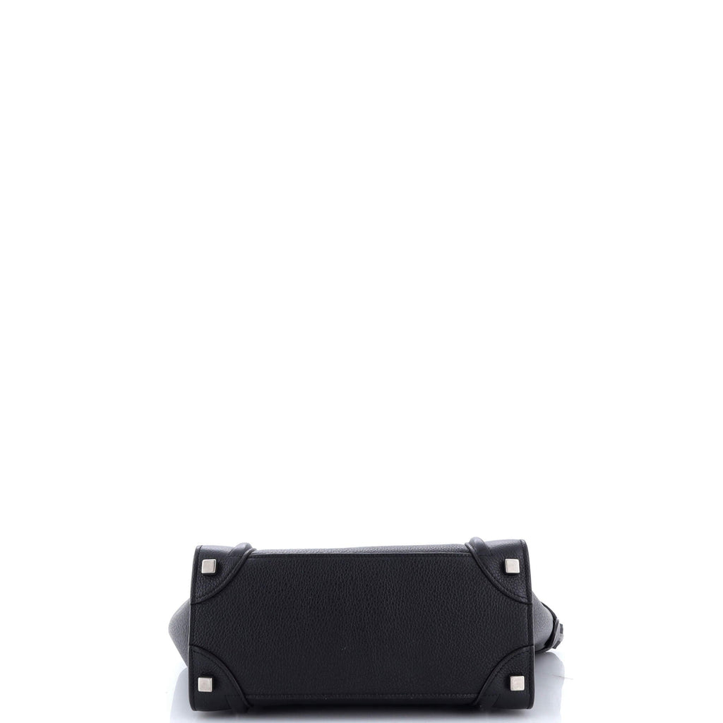 Luggage Bag Grainy Leather Micro
