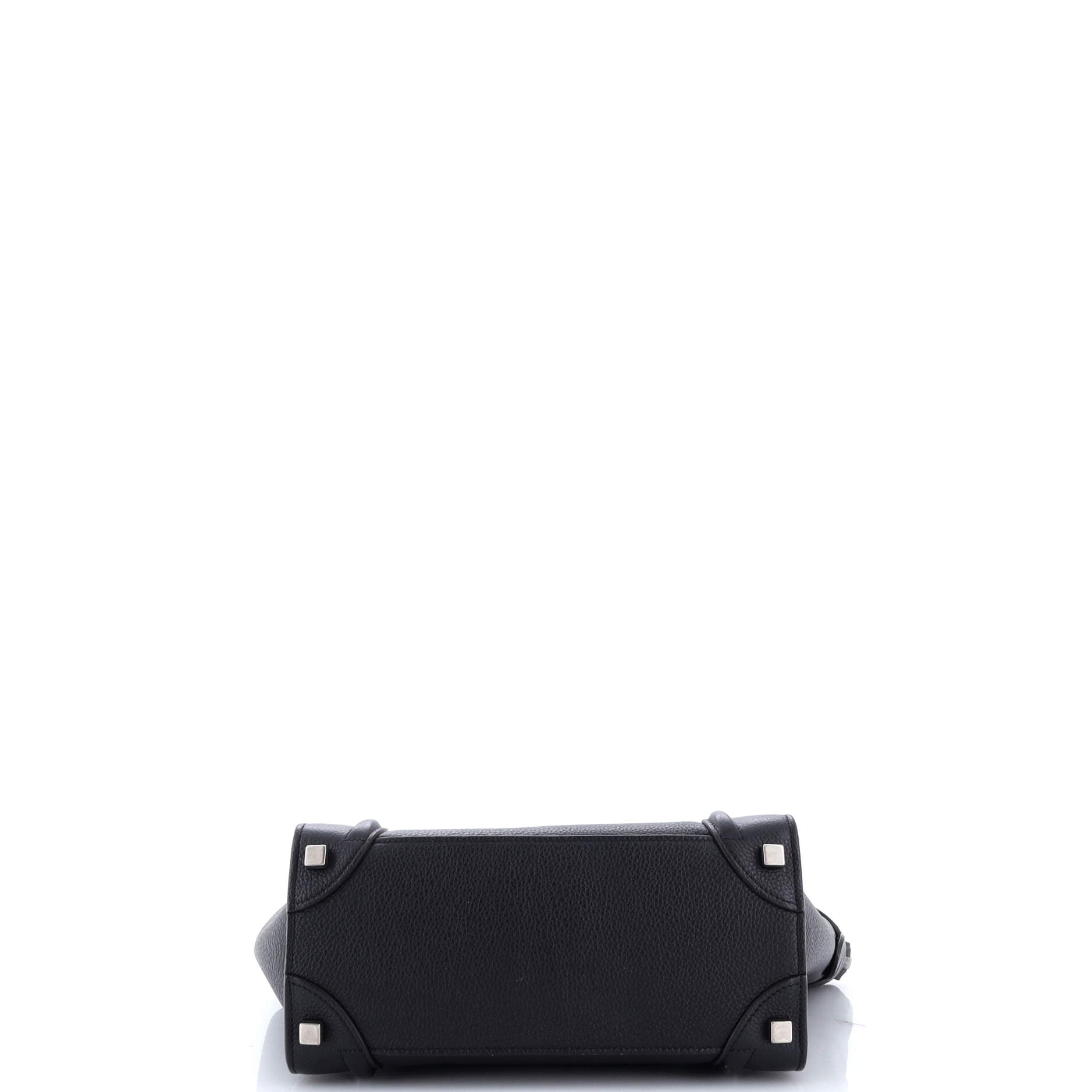 Luggage Bag Grainy Leather Micro