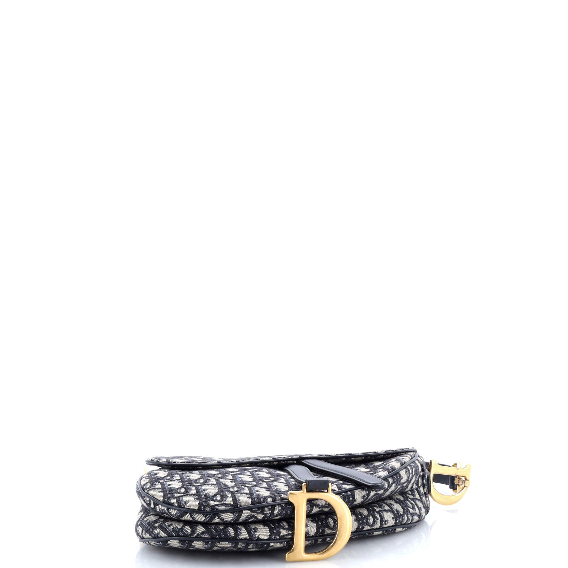 Saddle Handbag Oblique Canvas Mini