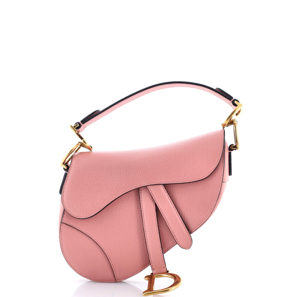 Saddle Handbag Leather Mini