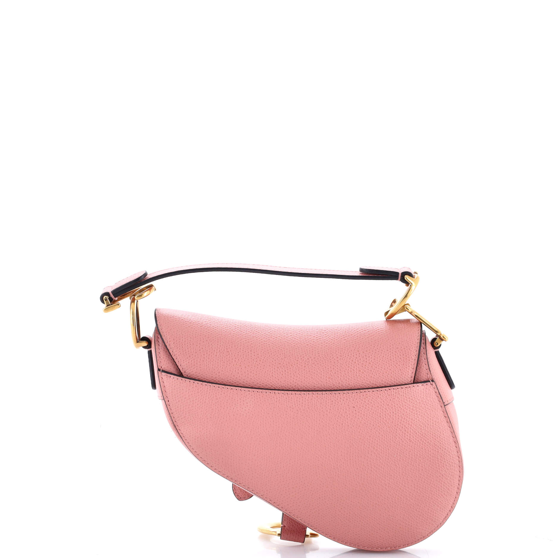 Saddle Handbag Leather Mini