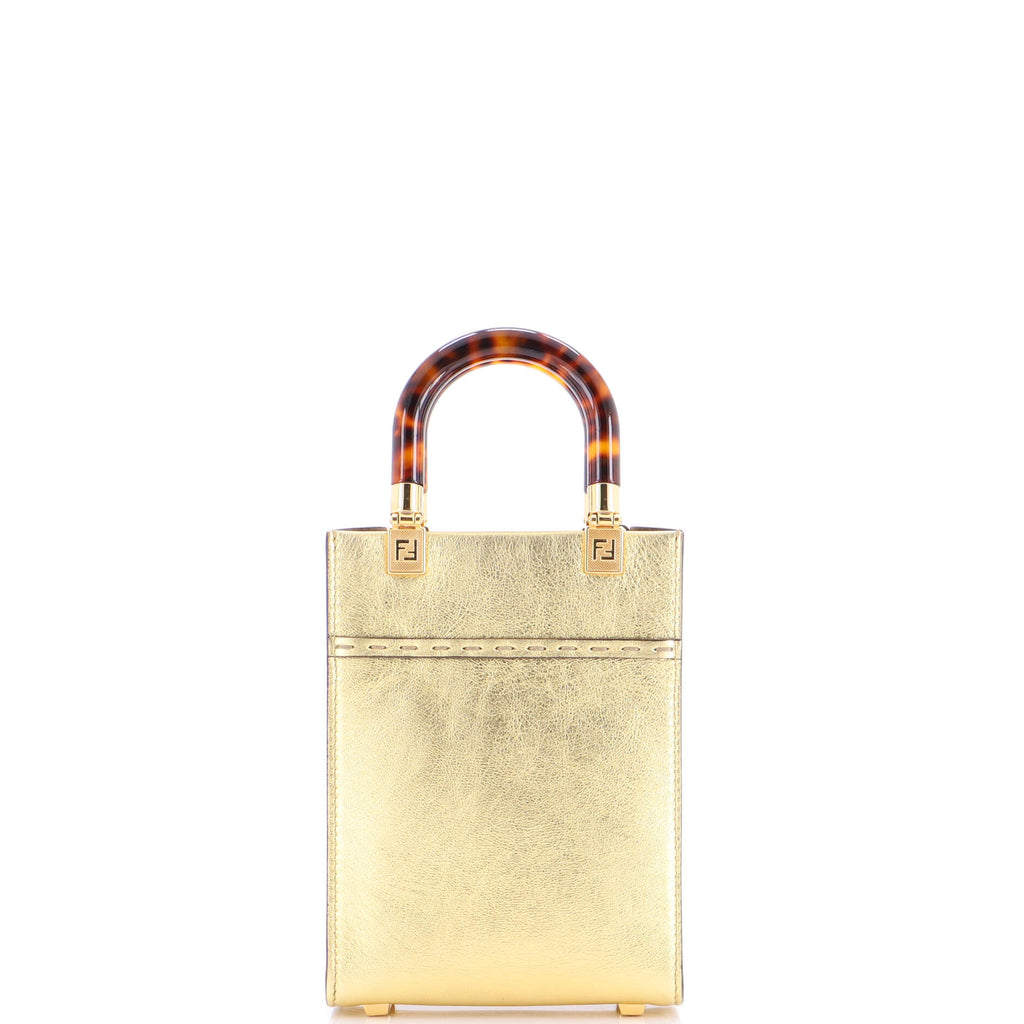 Sunshine Shopper Tote Leather Mini
