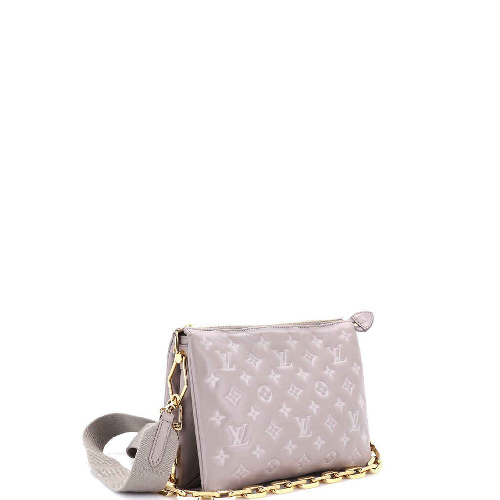 Coussin Bag Monogram Embossed Lambskin PM