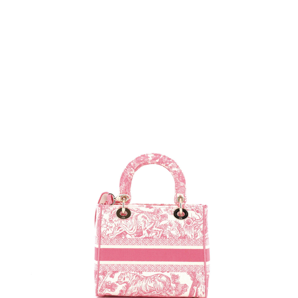 Toile de Jouy Lady D-Lite Bag Embroidered Canvas