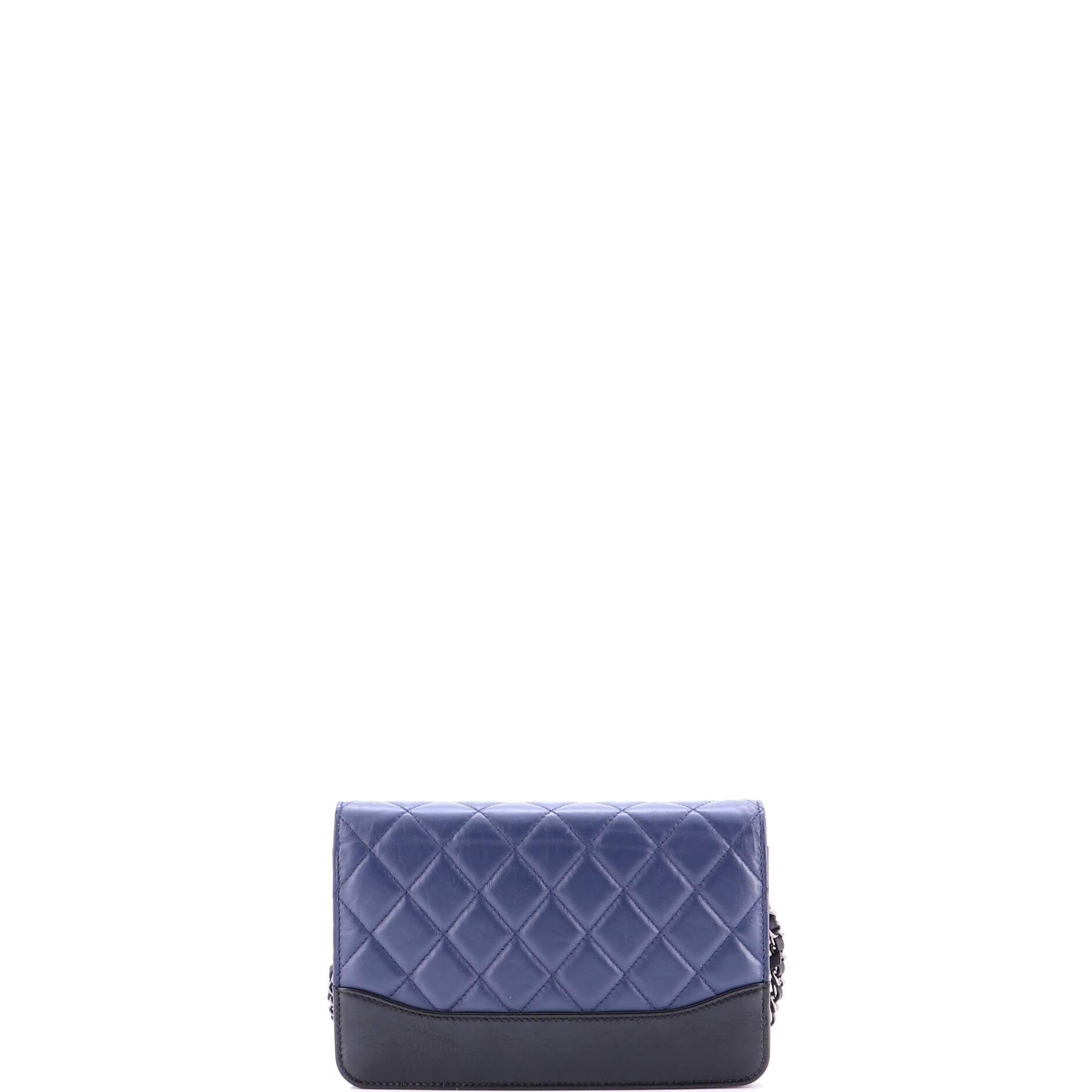 Gabrielle Wallet on Chain Quilted Aged Calfskin