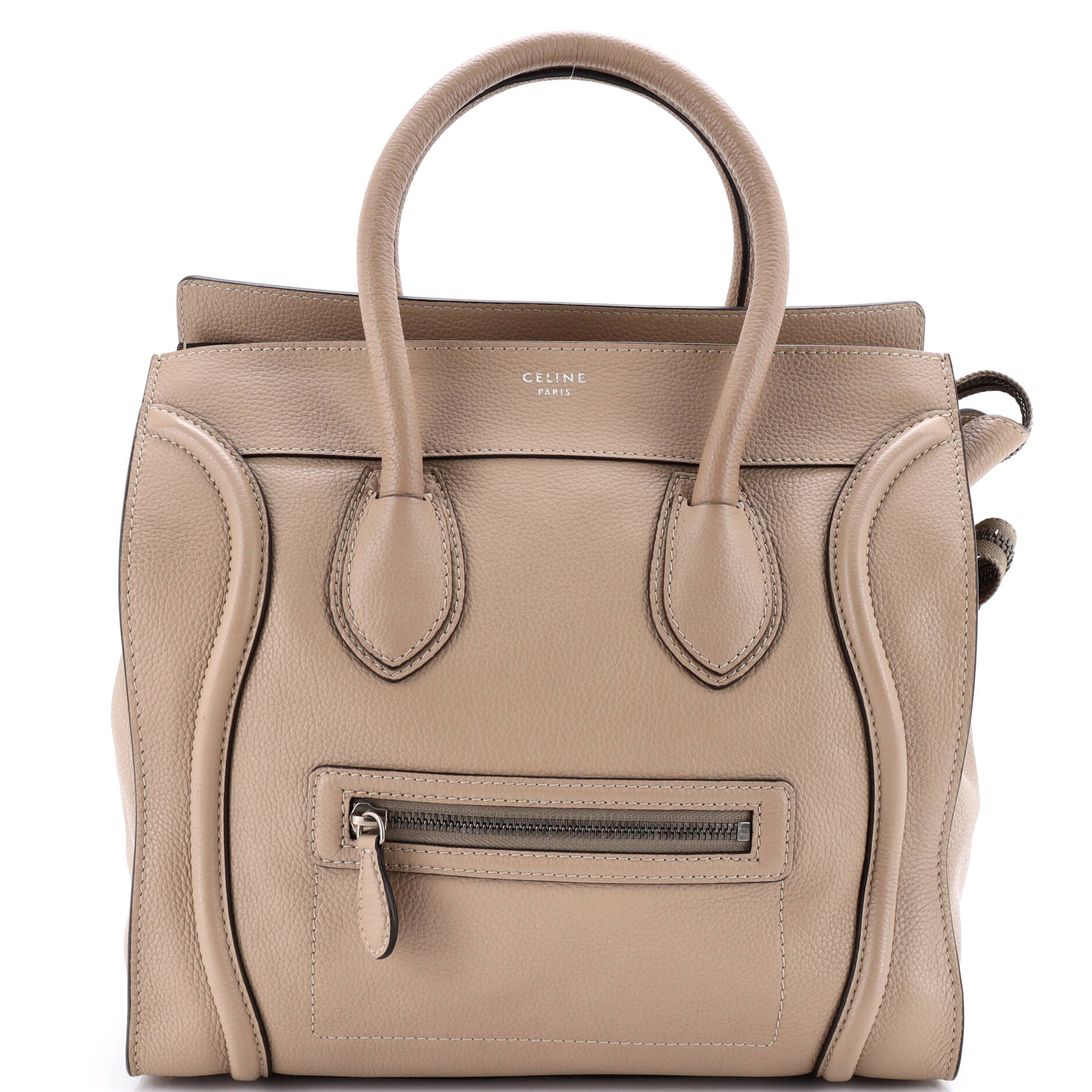Luggage Bag Grainy Leather Mini