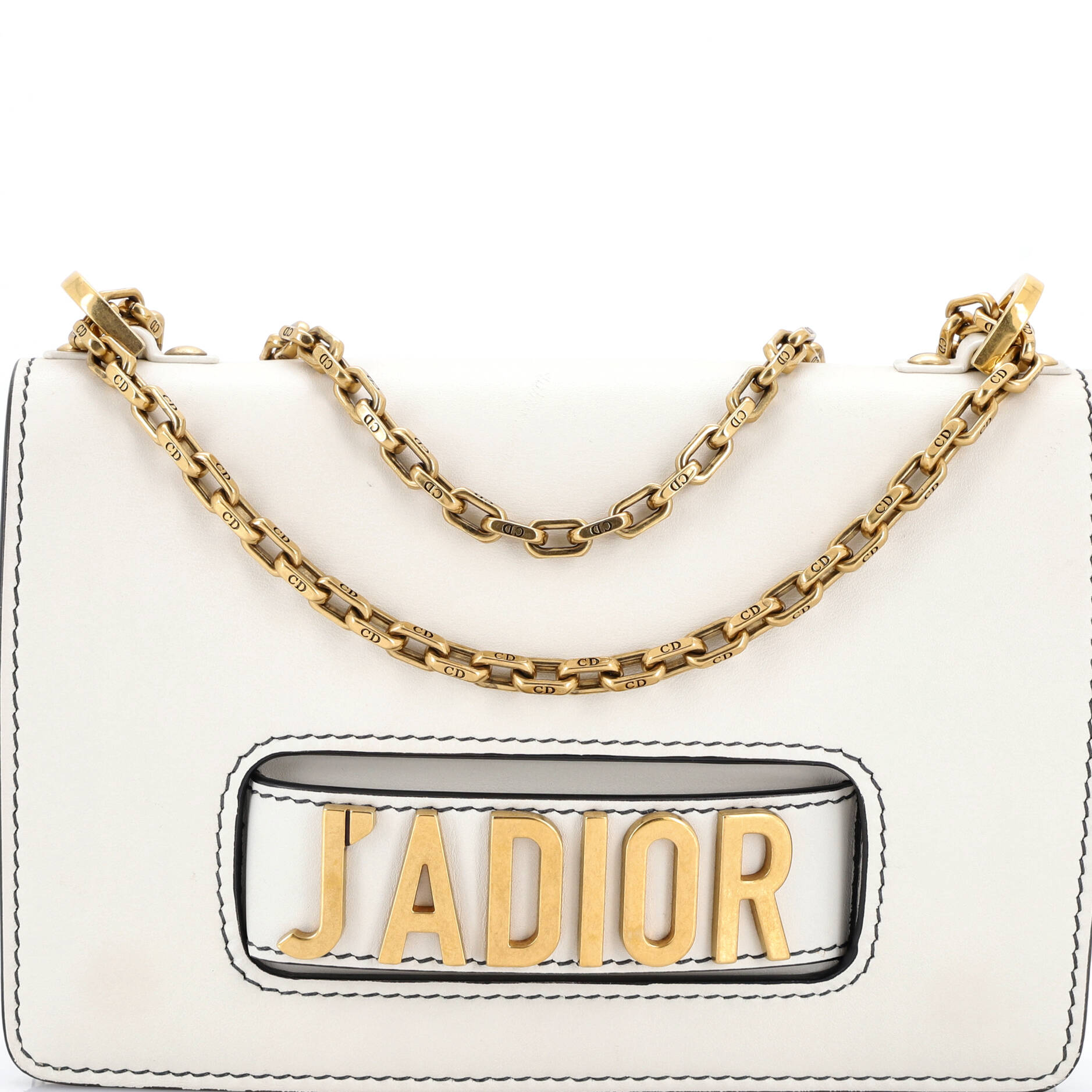 J'Adior Flap Bag Leather Medium