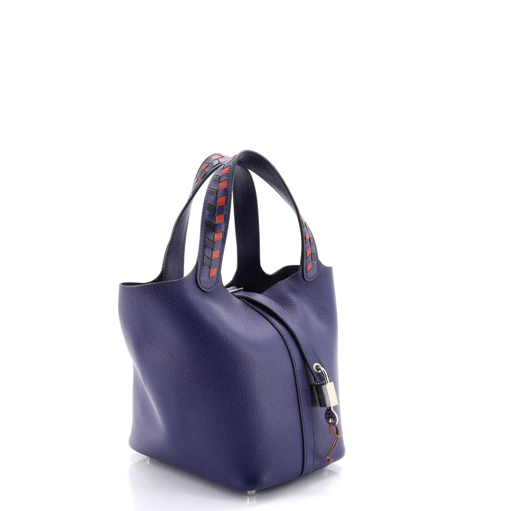 Picotin Lock Bag Tressage Epsom PM