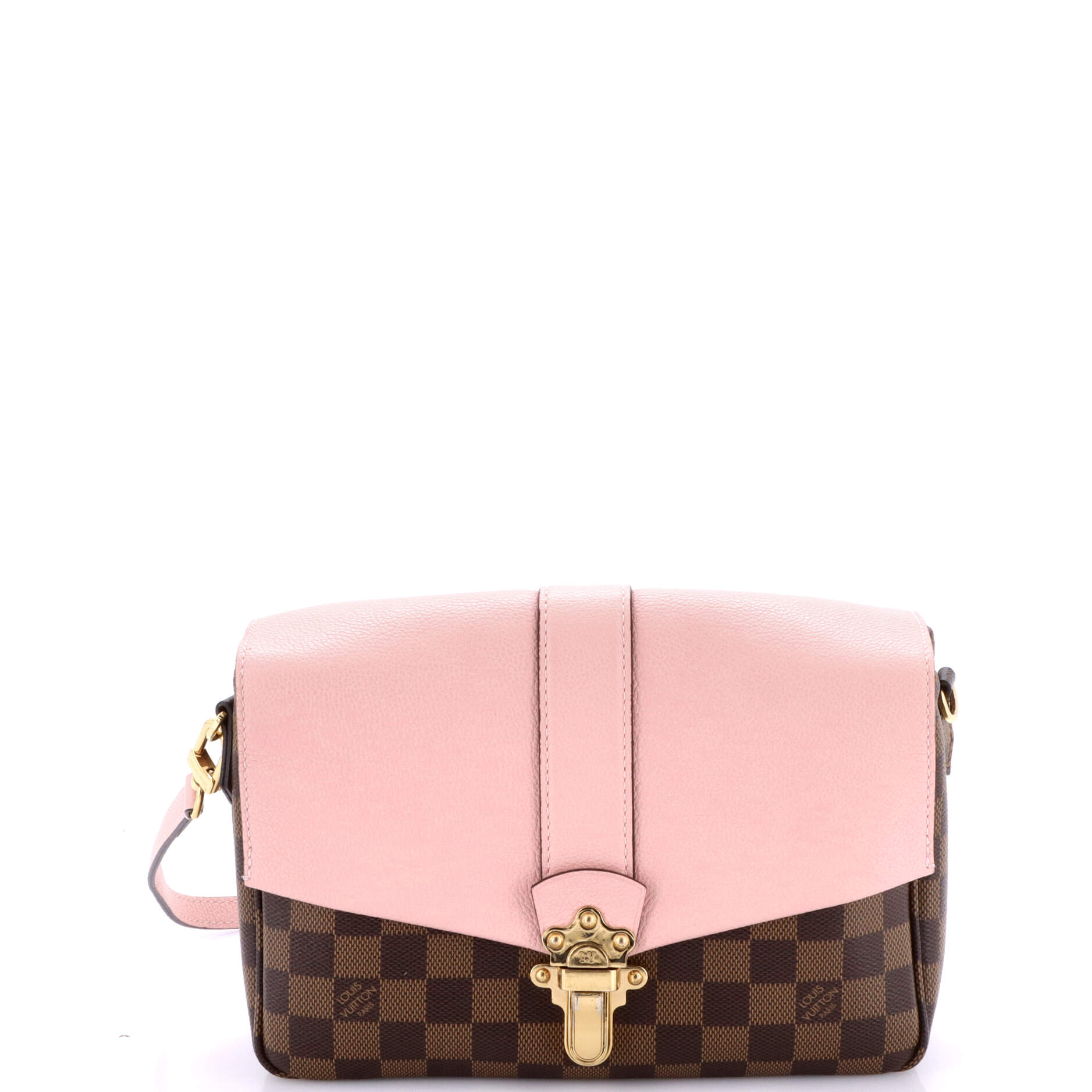 Clapton Handbag Damier and Leather PM