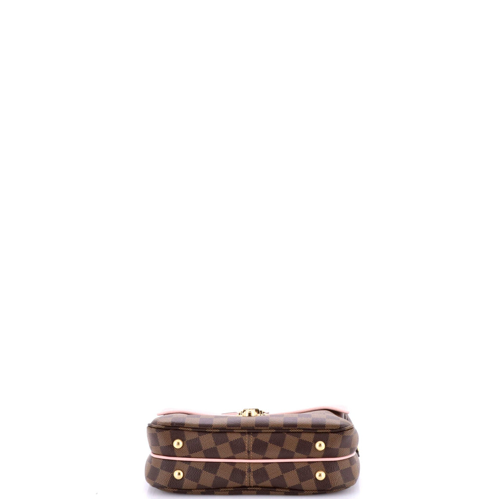 Clapton Handbag Damier and Leather PM