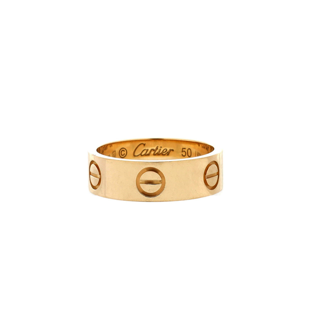 Love Band Ring 18K Yellow Gold