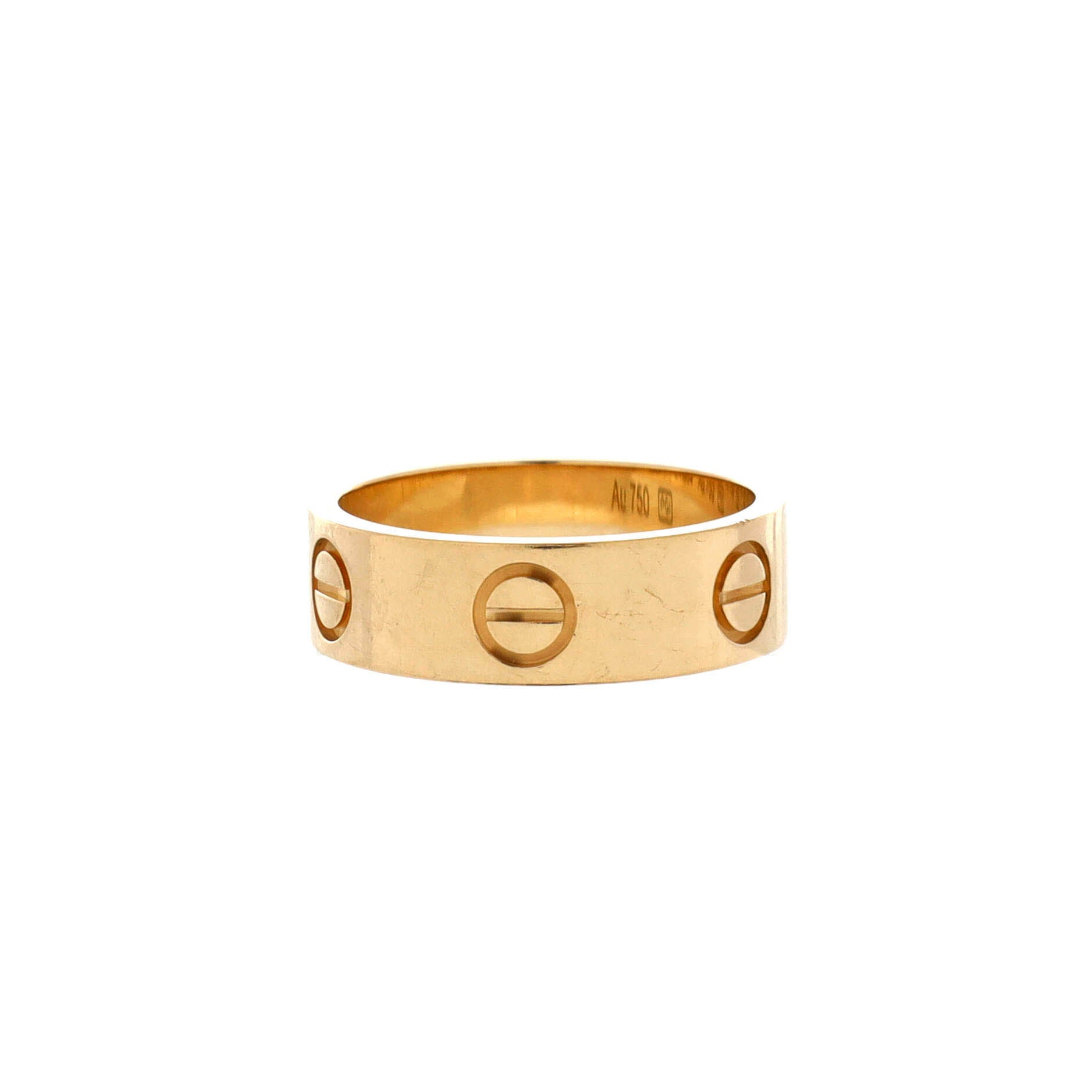 Love Band Ring 18K Yellow Gold