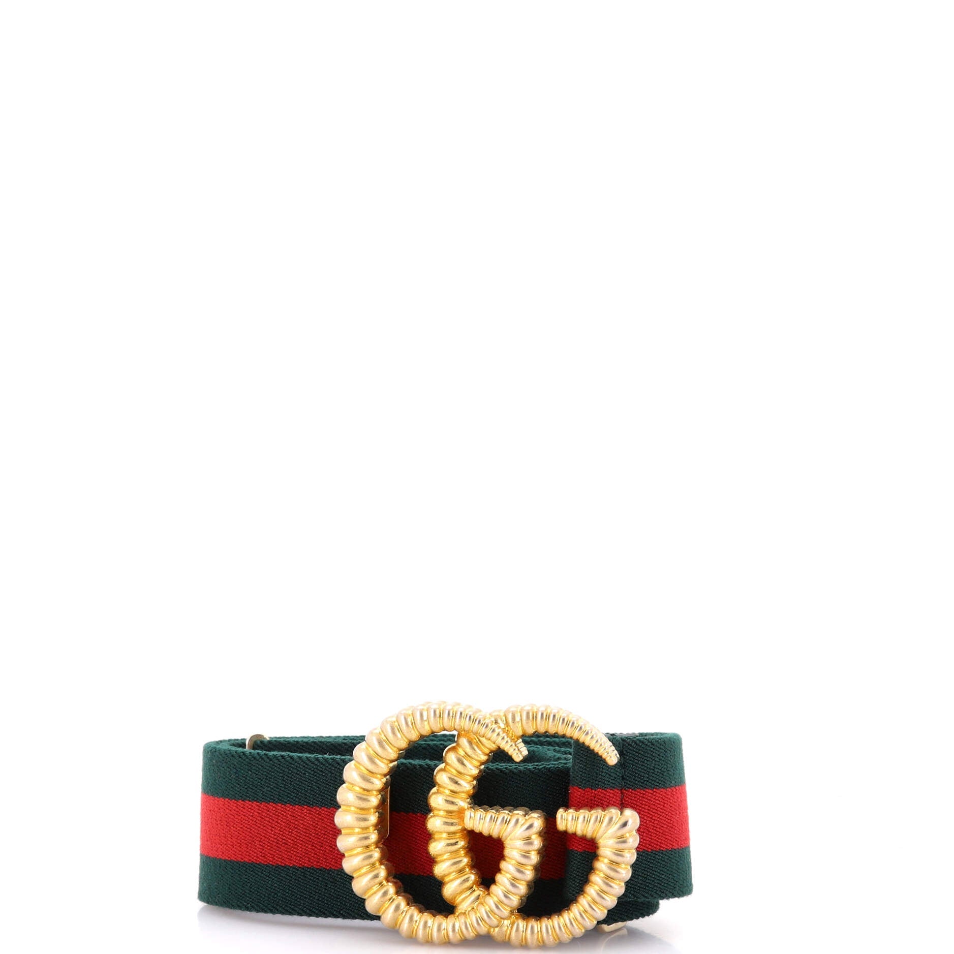 GG Torchon Web Belt Canvas Wide